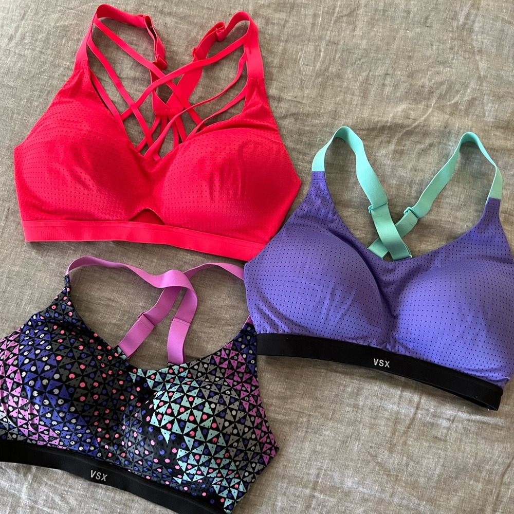 Victoria’s Secret Sports Bra - size 34D - Lot of 3